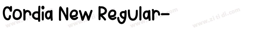 Cordia New Regular字体转换